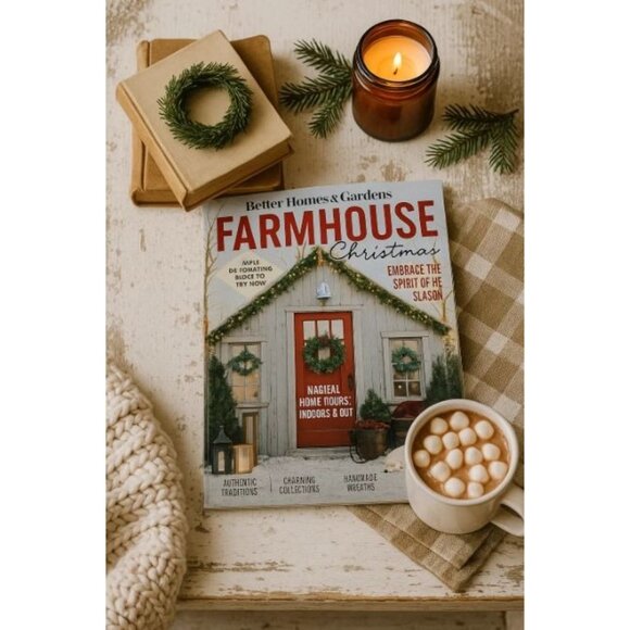 Better Homes & Gardens Farmhouse Christmas 2021 Holiday Magazine Special Issue - Picture 4 of 4